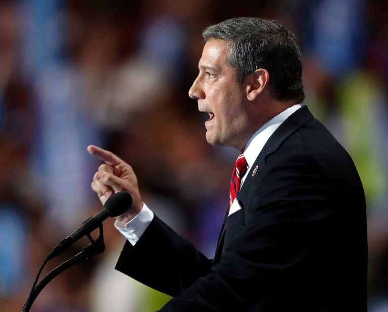 Rep. Tim Ryan, D-Ohio, said on CNN that if elected to lead Democrats, he would try to sow dissension in the ranks of House Republicans by demanding that Republicans hold Trump accountable. (AP Photo)