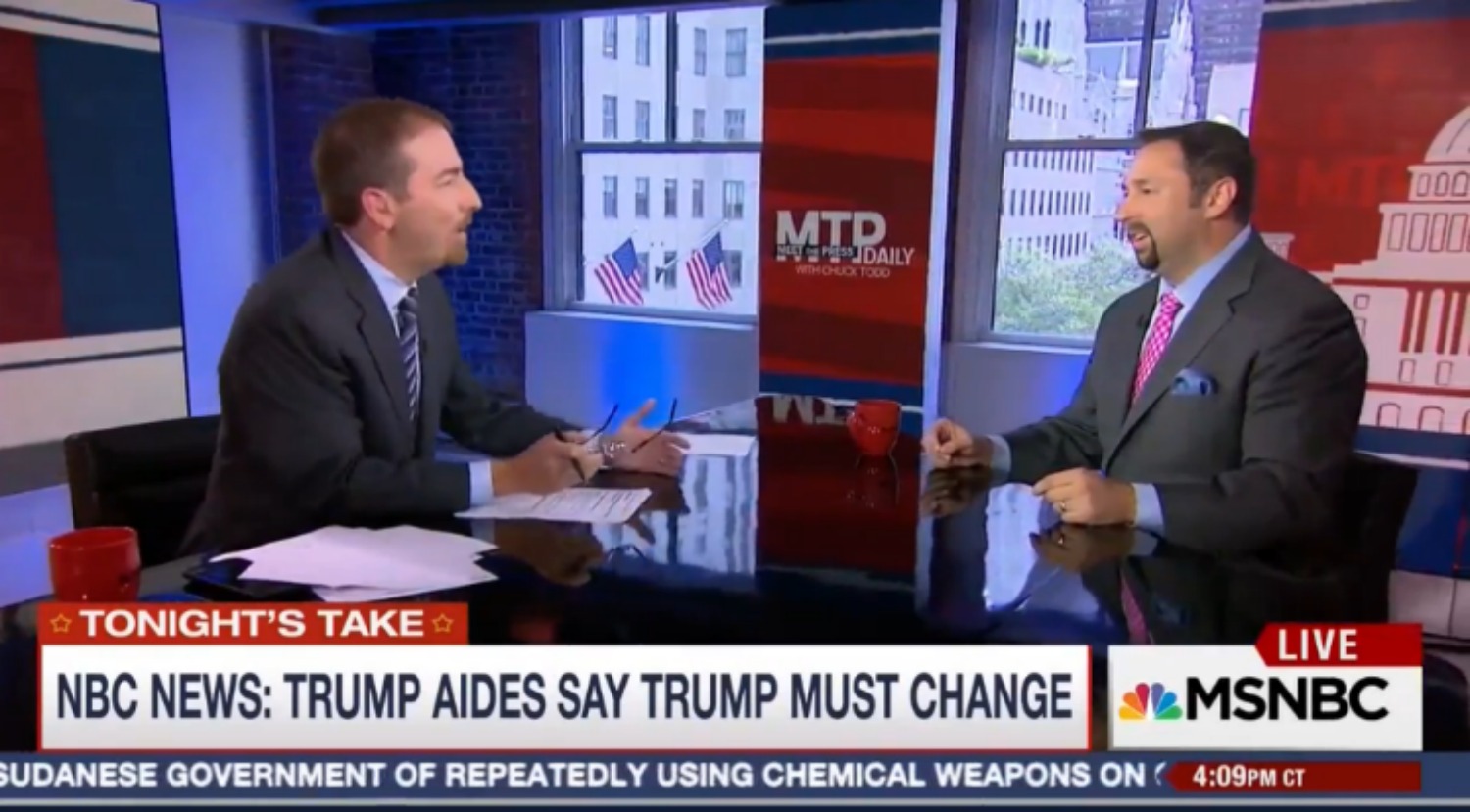‘Those are bogus!’: Chuck Todd, Trump aide clash over online polls