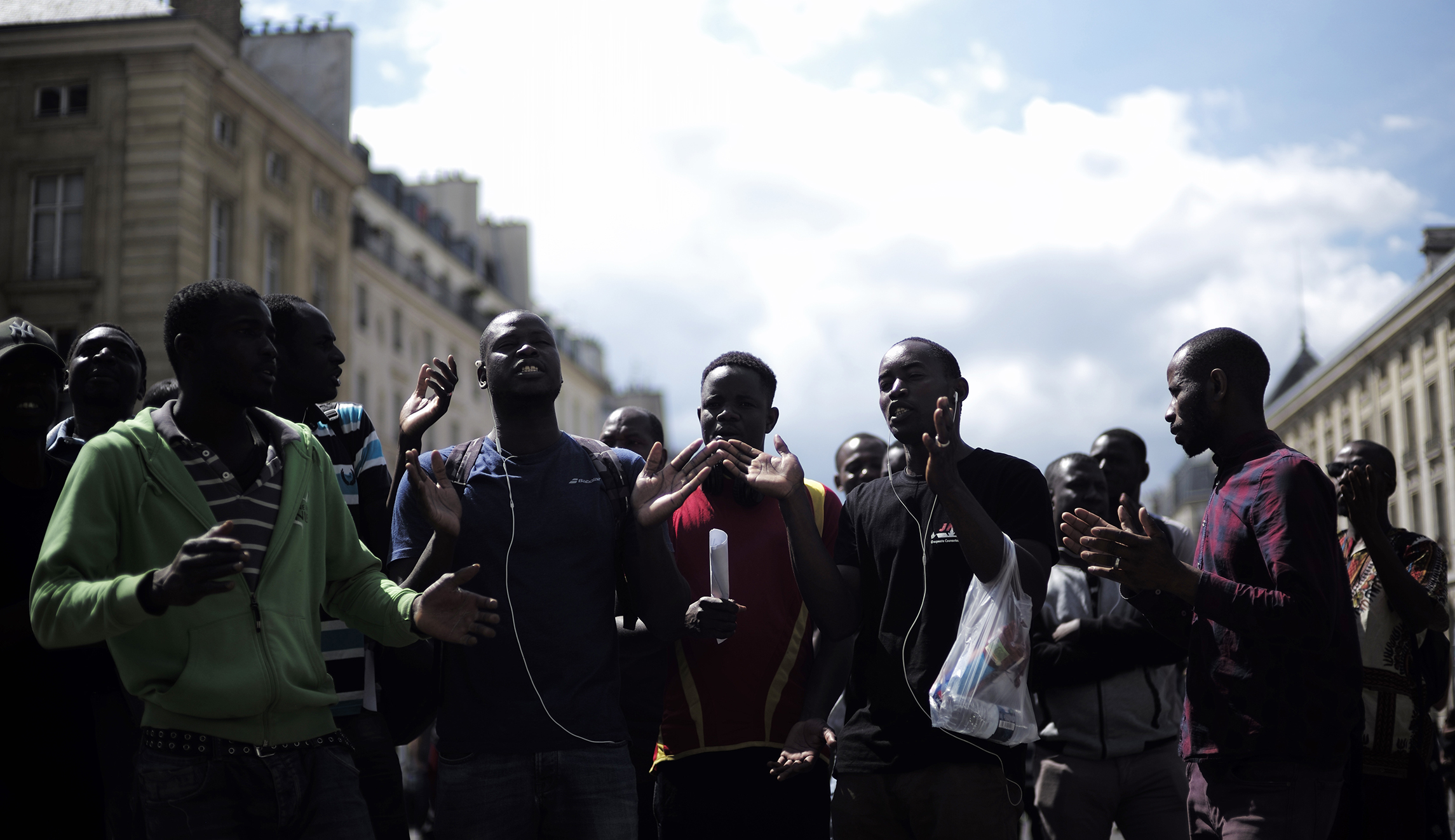 Hundreds of illegal African immigrants storm French Pantheon, demand legal status