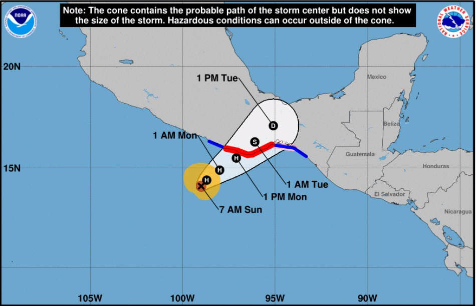 Hurricane Agatha forms in Pacific off Mexican coast, first of 2022