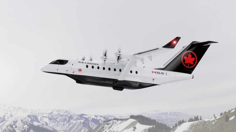 Air Canada announced a purchase agreement, on Sept. 15, 2022, for 30 ES-30 electric-hybrid aircraft under development by Heart Aerospace of Sweden.