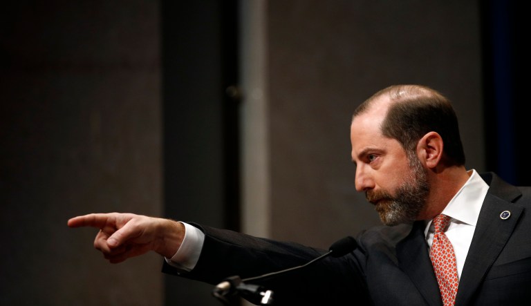 Alex Azar, Secretary of the Department of Health and Human Services