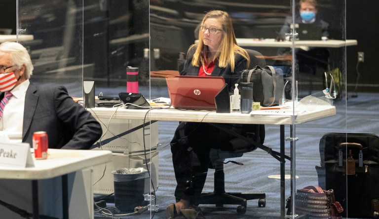 ‘Trump in heels’ candidate Amanda Chase calls voter a ‘b—-‘ in phone message