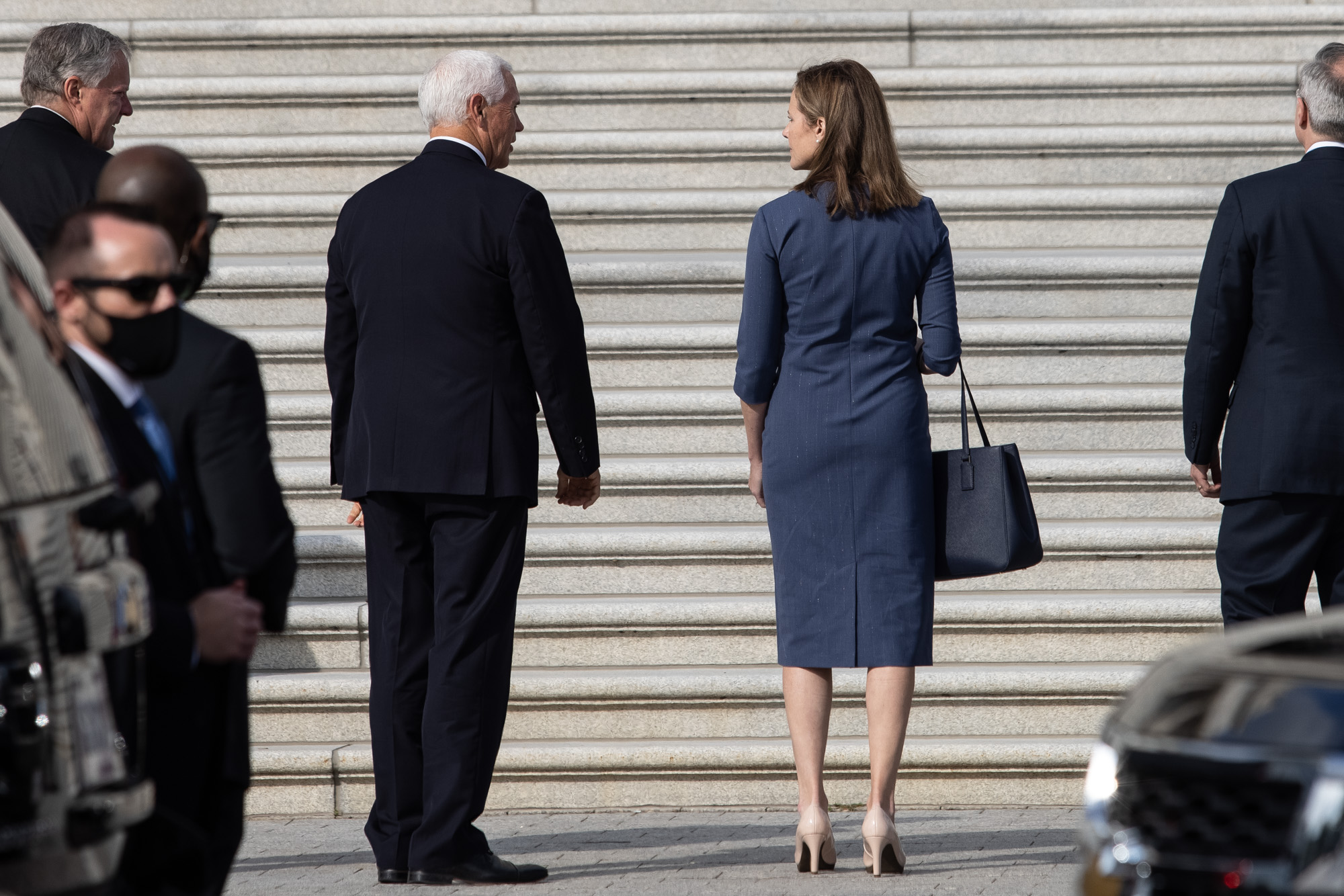 ‘Glad to get the process started’: McConnell welcomes Amy Coney Barrett to Capitol ahead of contentious confirmation battle