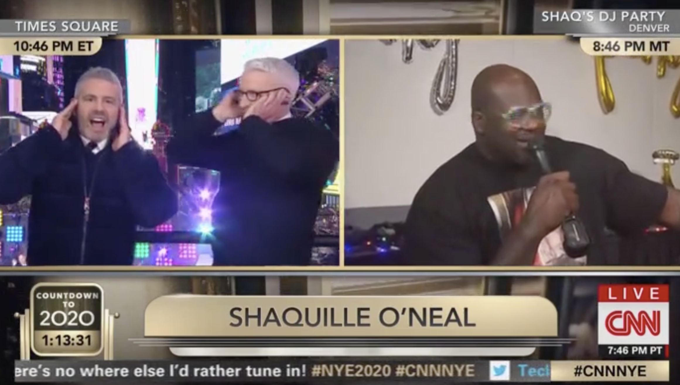 ‘Oh, wow’: Andy Cohen asks Shaquille O’Neal how ‘big’ he is on national television