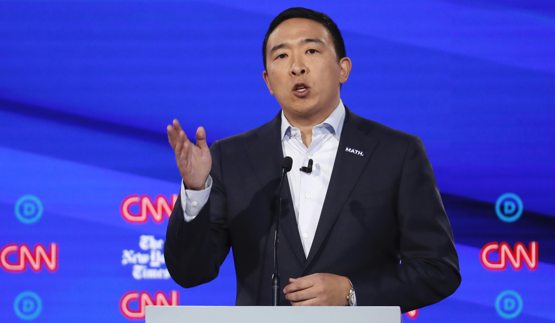 Andrew Yang forces Democratic debate on universal basic income, his plan to send every adult a monthly check
