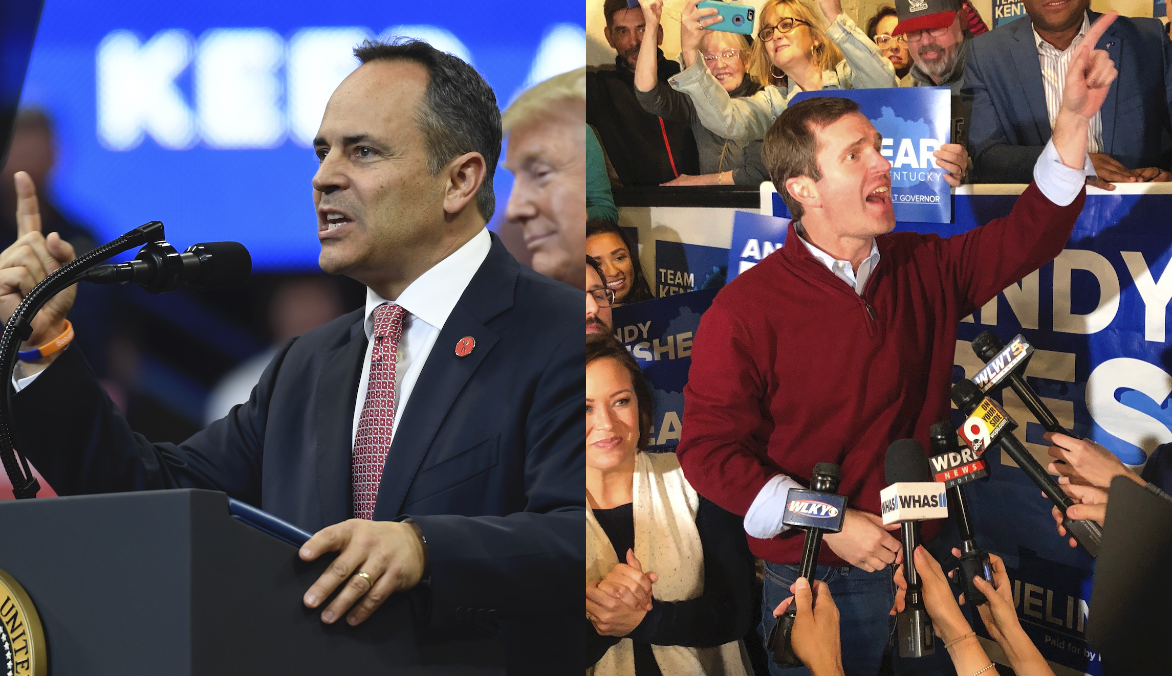 Democrat Andy Beshear claims victory over Kentucky Gov. Matt Bevin, a Trump ally