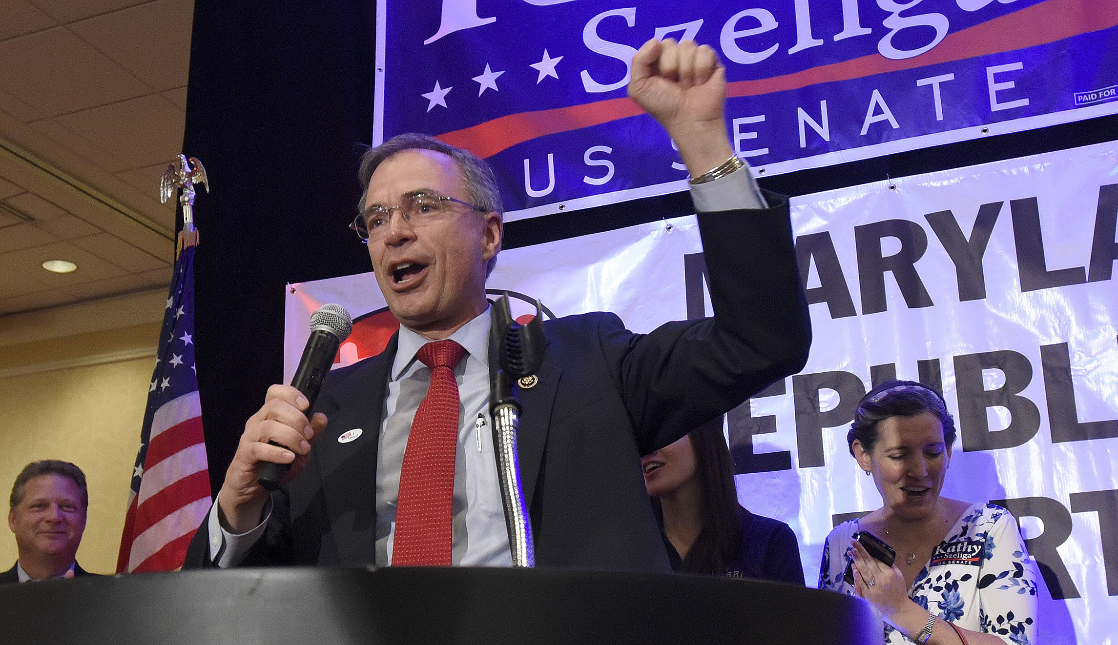 Pro-marijuana protesters target Andy Harris’ Capitol Hill office
