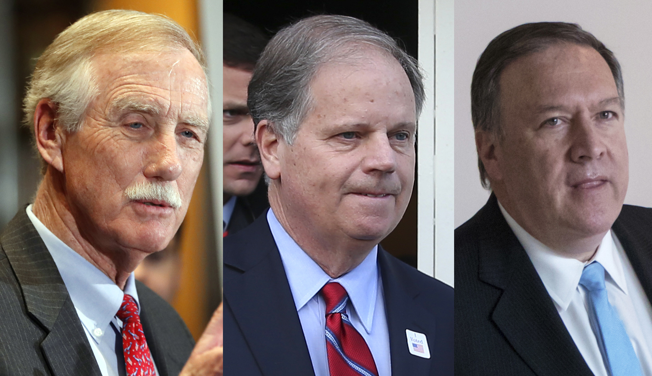 Angus King, Doug Jones support Mike Pompeo nomination for secretary of state