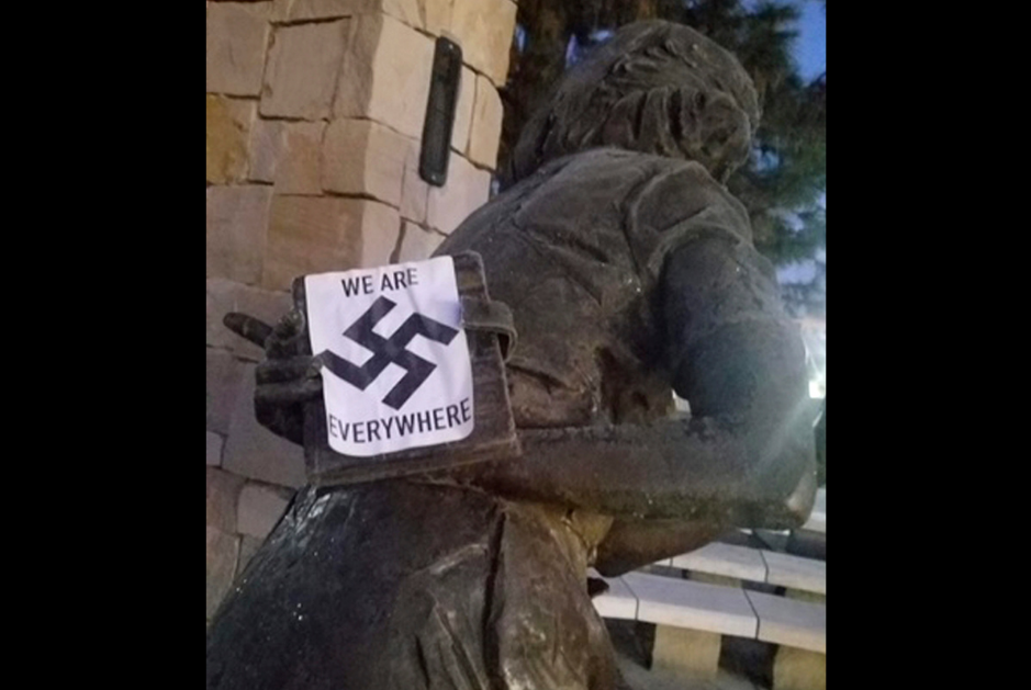The Nazi losers who desecrated Anne Frank memorial