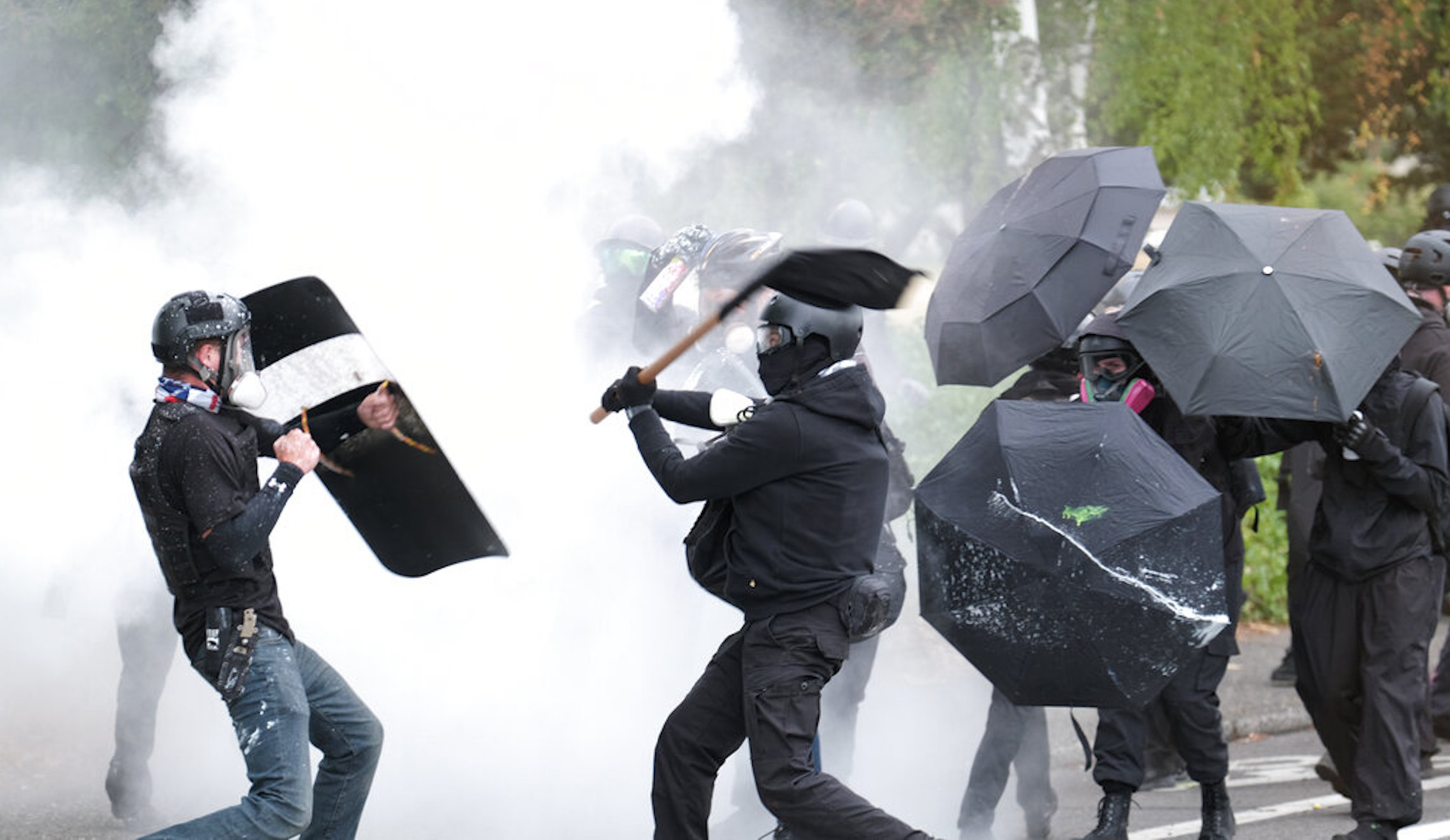 Left-wing extremists caused May Day violence and chaos around the globe yesterday