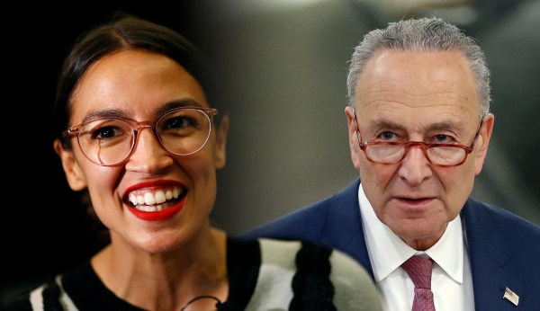 Trump predicts AOC will run against Schumer and ‘kick his ass’