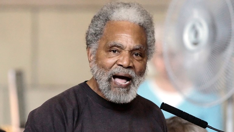 State Sen. Ernie Chambers of Omaha speaking during debate in the Legislative Chamber in Lincoln, Neb. By just about anyone's estimation, the 2006 legislative session was one of the most action-packed in years.(AP Photo/Nati Harnik)