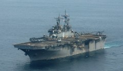 US downs Iranian drone for ‘threatening’ Navy ship