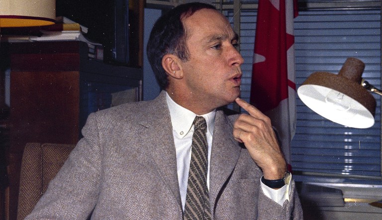 Pierre Trudeau, new prime minister of Canada, is seen, 1968.