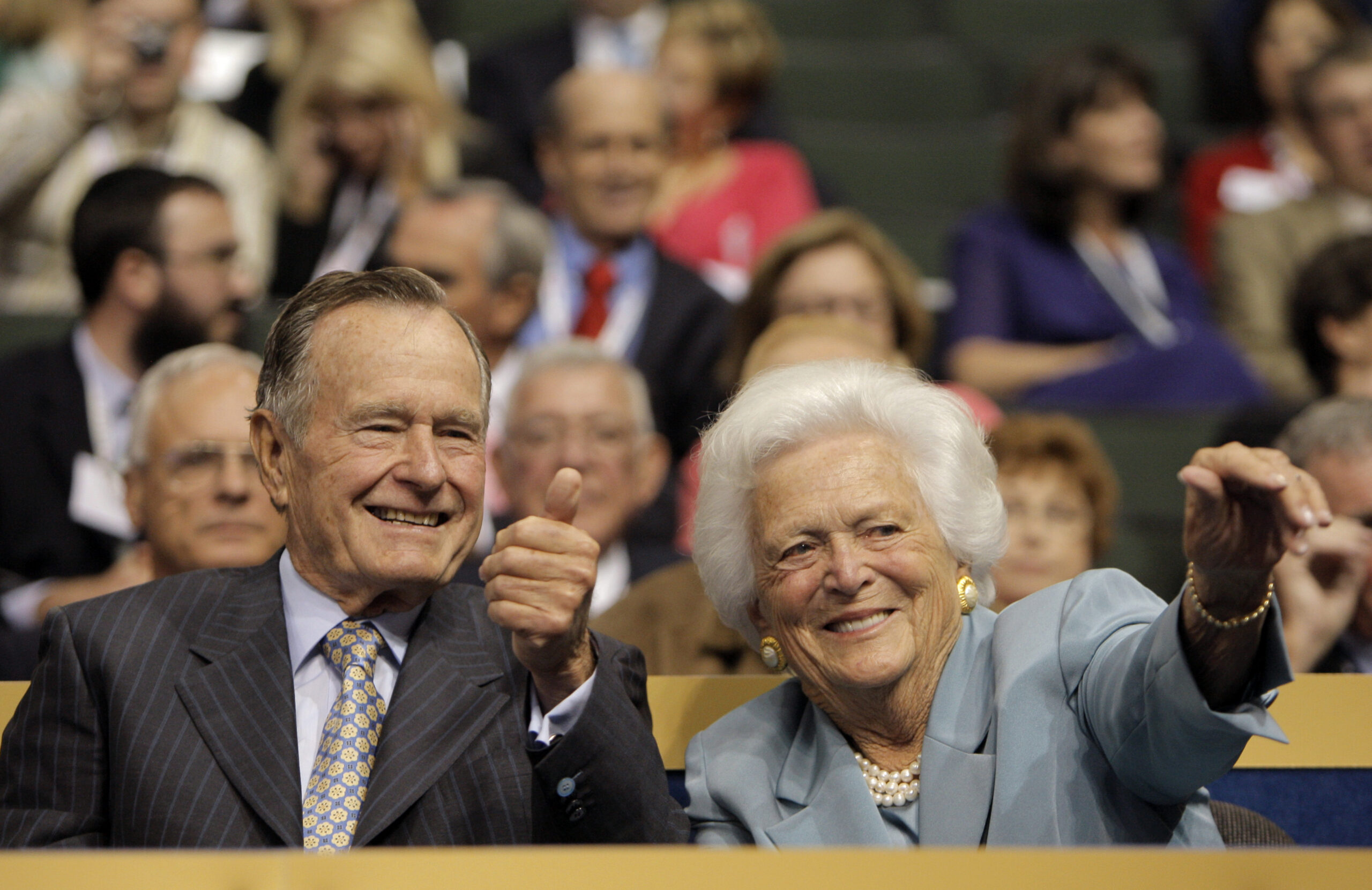 George H.W. Bush left ‘broken-hearted’ by loss of Barbara Bush