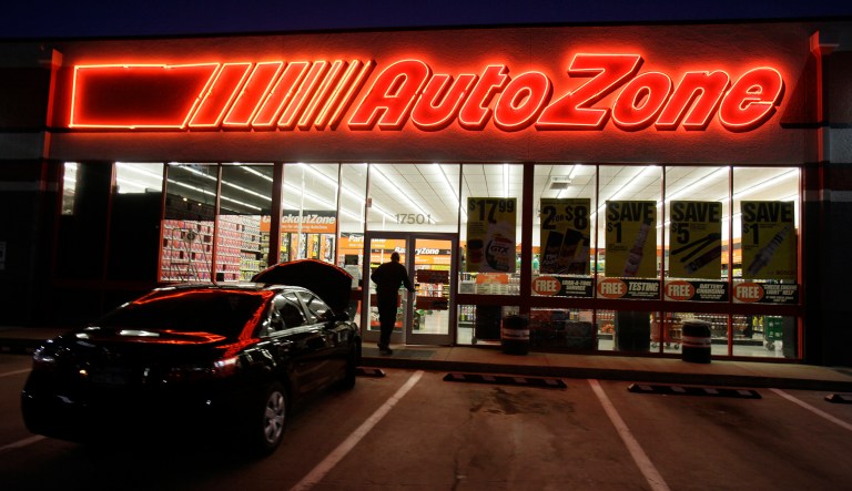 An Auto Zone store is shown in Dallas,  Monday, Feb. 28, 2011. AutoZone, Inc. reported Tuesday, March 1, net sales of $1.7 billion for its second quarter (12 weeks) ended Feb. 12, 2011, an increase of 10.3% from the second quarter of fiscal 2010 (12 weeks). Domestic same store sales, or sales for stores open at least one year, increased 7.1% for the quarter.