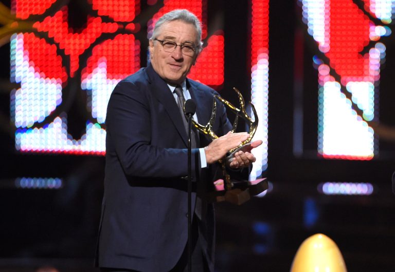 In this 2016 photo, Robert DeNiro accepts an award at Sony Pictures Studios in Culver City, Calif.