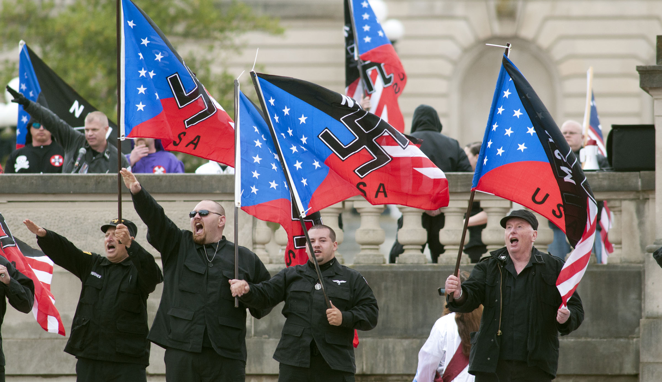 The First Amendment protects everyone, even despicable neo-Nazis marching at a Pride festival