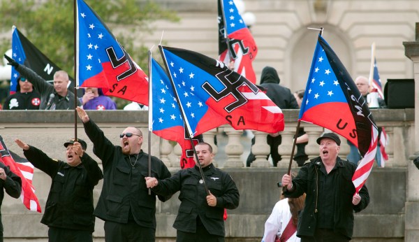 The First Amendment protects everyone, even despicable neo-Nazis marching at a Pride festival
