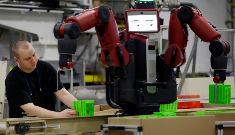 An adaptive manufacturing robot in Hatfield, Pa. There are three jobs open at Rodon Group, a plastic parts manufacturer near Philadelphia. But despite the reports of a shortage of skilled workers nationwide.