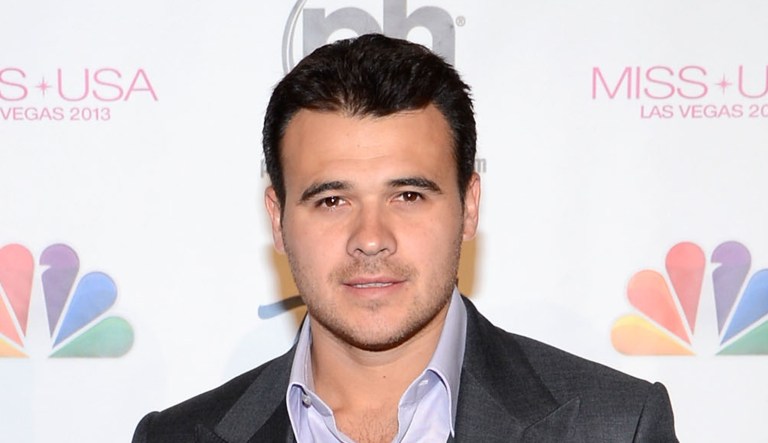 Singer Emin Agalarov arrives at an event in Las Vegas.