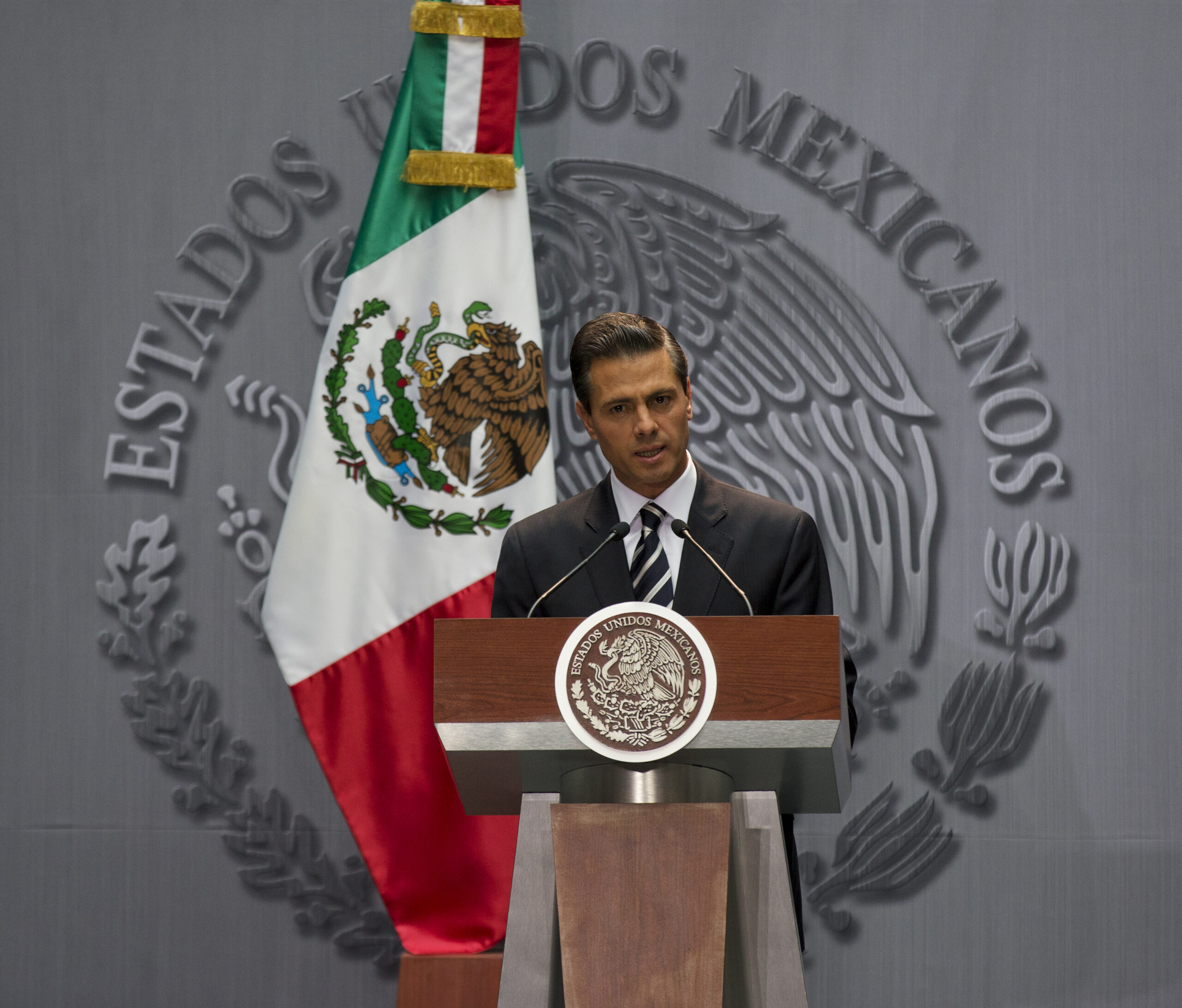 Enrique Pena Nieto says he will not allow Trump’s ‘negative rhetoric’ to define Mexico’s actions