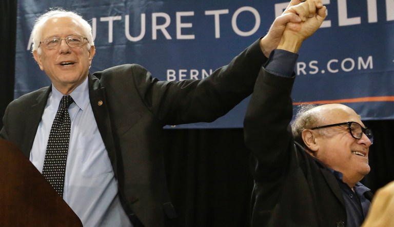 ‘Anything you can spare’: Danny DeVito in fundraising push for Bernie Sanders