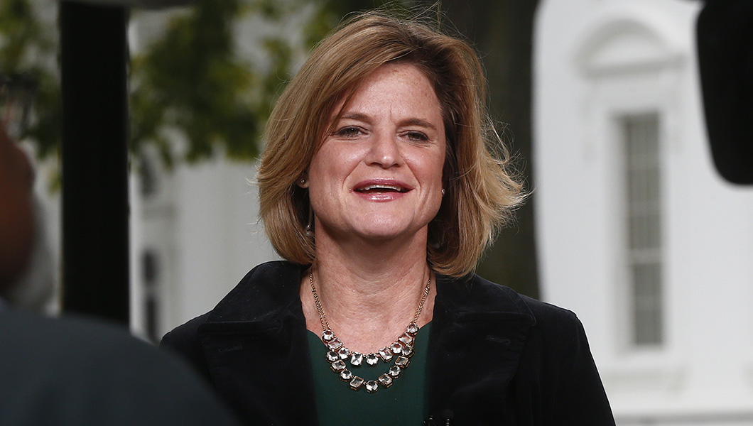 Jennifer Palmieri’s glass of whine