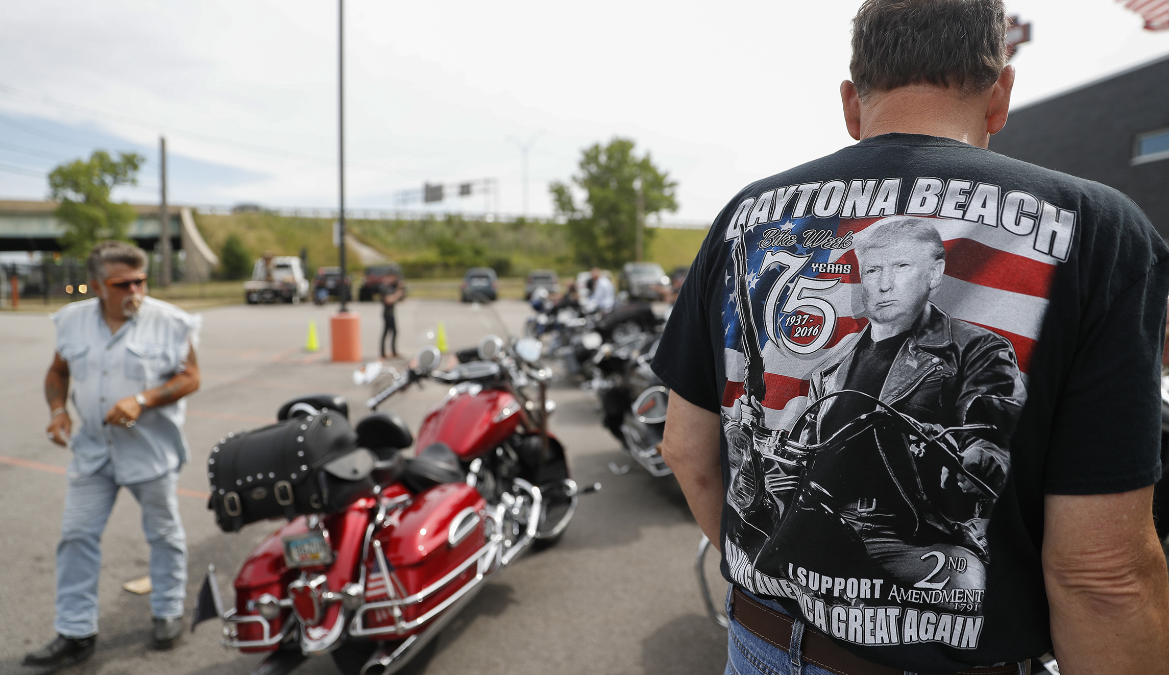 Trump claims all Harley-Davidson owners voted for him