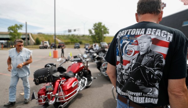 Trump claims all Harley-Davidson owners voted for him