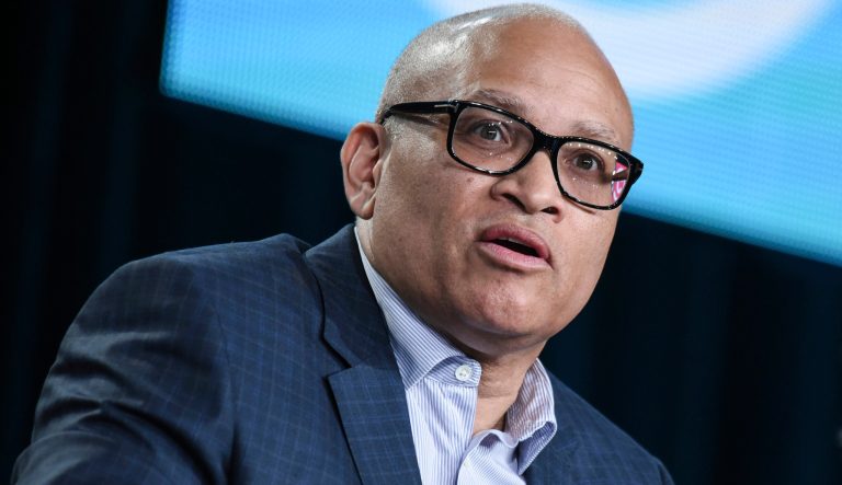 In this Jan. 10, 2015 photo, Larry Wilmore speaks at the Viacom 2015 Winter Television Critics Association (TCA) press tour in Pasadena, Calif. 