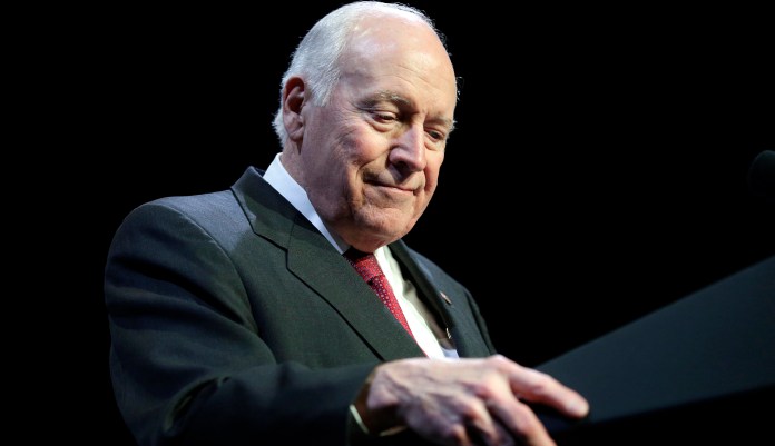 Former Vice President Dick Cheney speaks at the Republican Jewish Coalition annual leadership meeting, Friday, Feb. 24, 2017, in Las Vegas. 