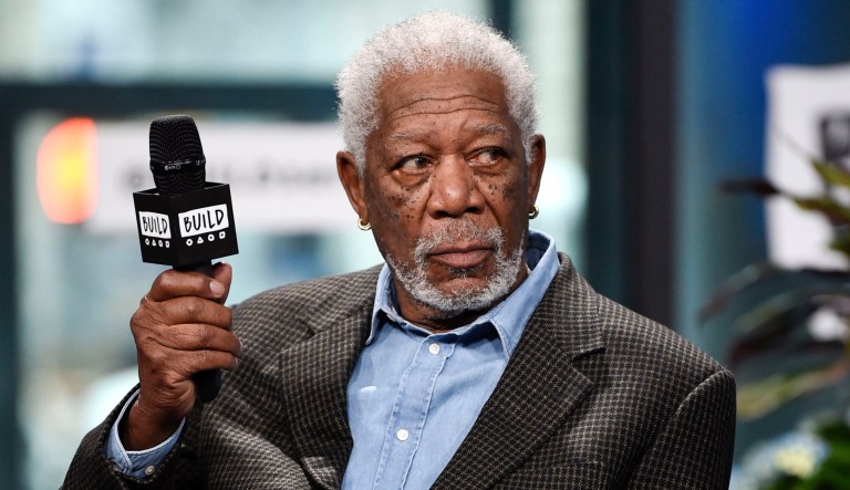 Actor Morgan Freeman participates in the BUILD Speaker Series to discuss the film, "Going In Style", at AOL Studios on Tuesday, March 28, 2017, in New York.