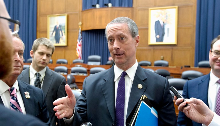 Chairman of the House Armed Services Committee Rep. Mac Thornberry R-Texas, speaks with reporters on Capitol Hill in Washington, D.C.