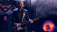 Pearl Jam fundraises for Jon Tester with campaign poster depicting Trump’s dead body