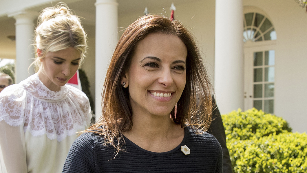 Dina Powell is no longer under consideration to replace Haley