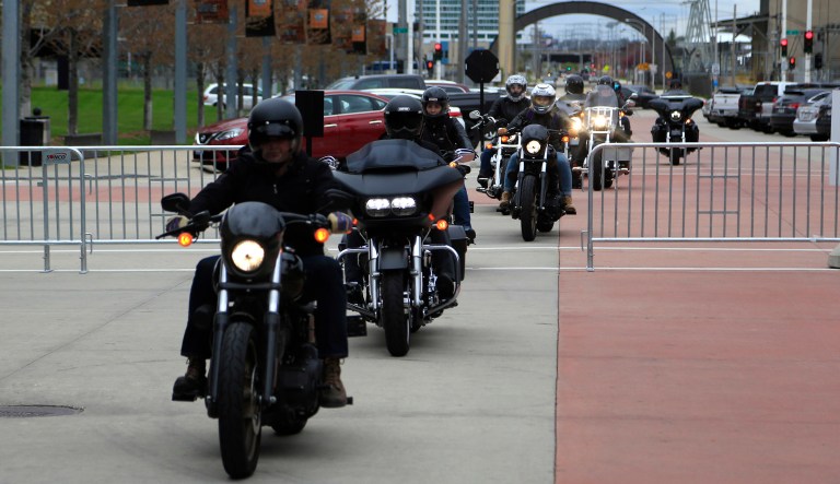Sailor Jerry Spiced Rum and Harley-Davidson launch custom artist motorcycles collaboration at Harley-Davidson Museum on Tuesday May, 2, 2017, in Milwaukee, WI.