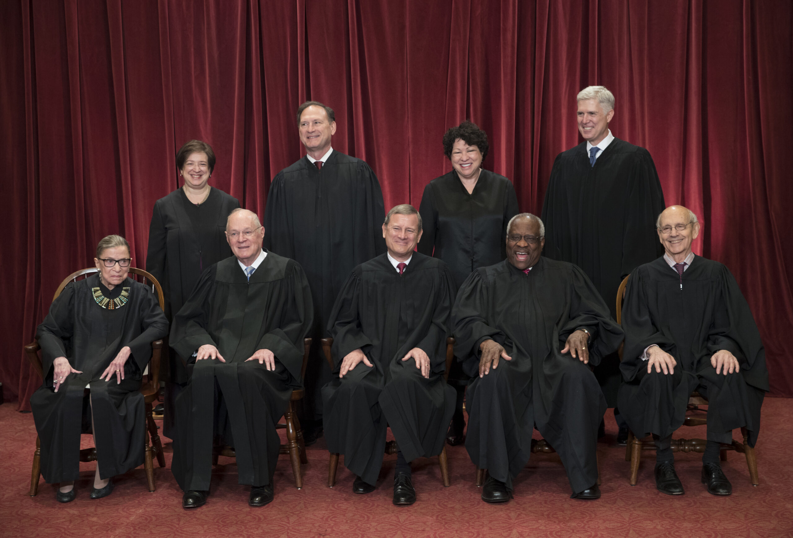 Supreme Court justices play nice together in Kavanaugh era