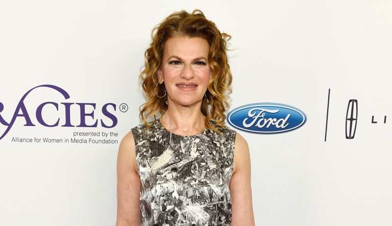 Comedian Sandra Bernhard poses at the 42nd Annual Gracie Awards Gala at the Beverly Wilshire Hotel on Tuesday, June 6, 2017, in Beverly Hills, Calif.