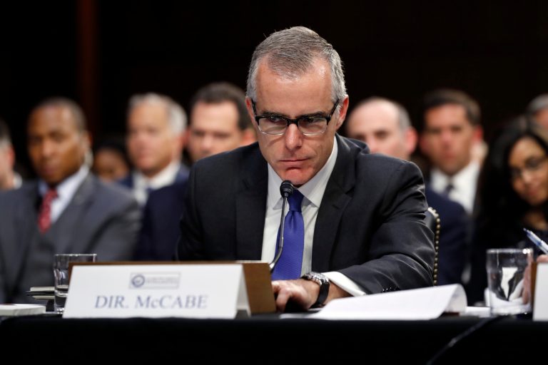 Former FBI Deputy Director Andrew McCabe was fired on Friday evening.
