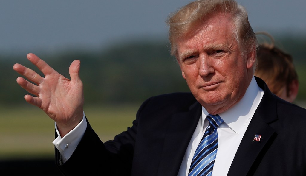 Trump takes victory lap, ignoring blue warning signs