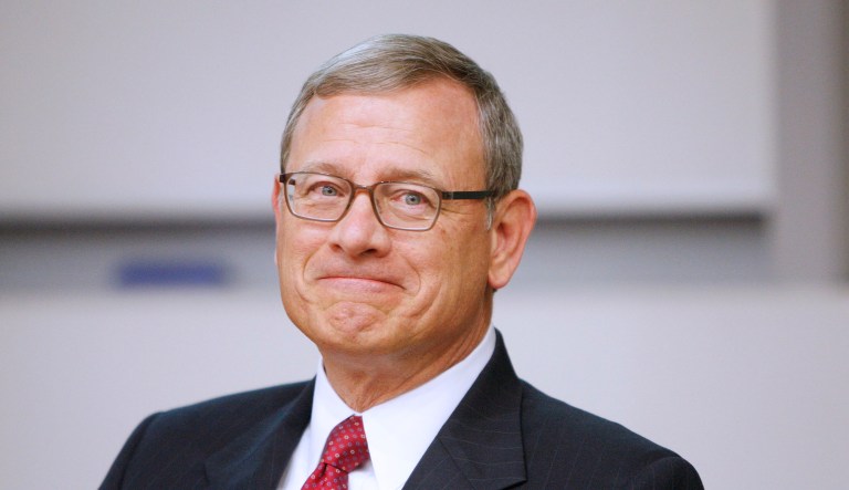 Supreme Court Chief Justice John Roberts is seen at an event.