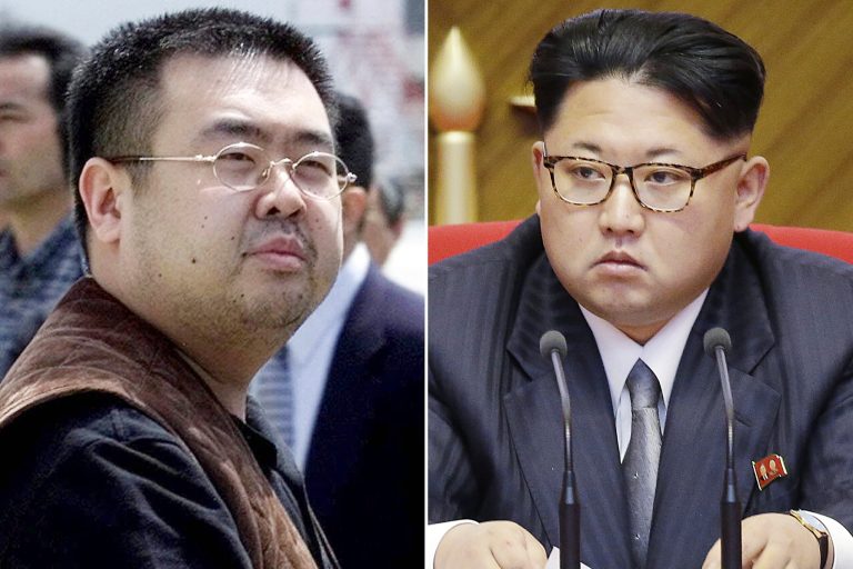 FILE - This combination of file photos shows Kim Jong Nam, left, exiled half-brother of North Korea's leader Kim Jong Un.