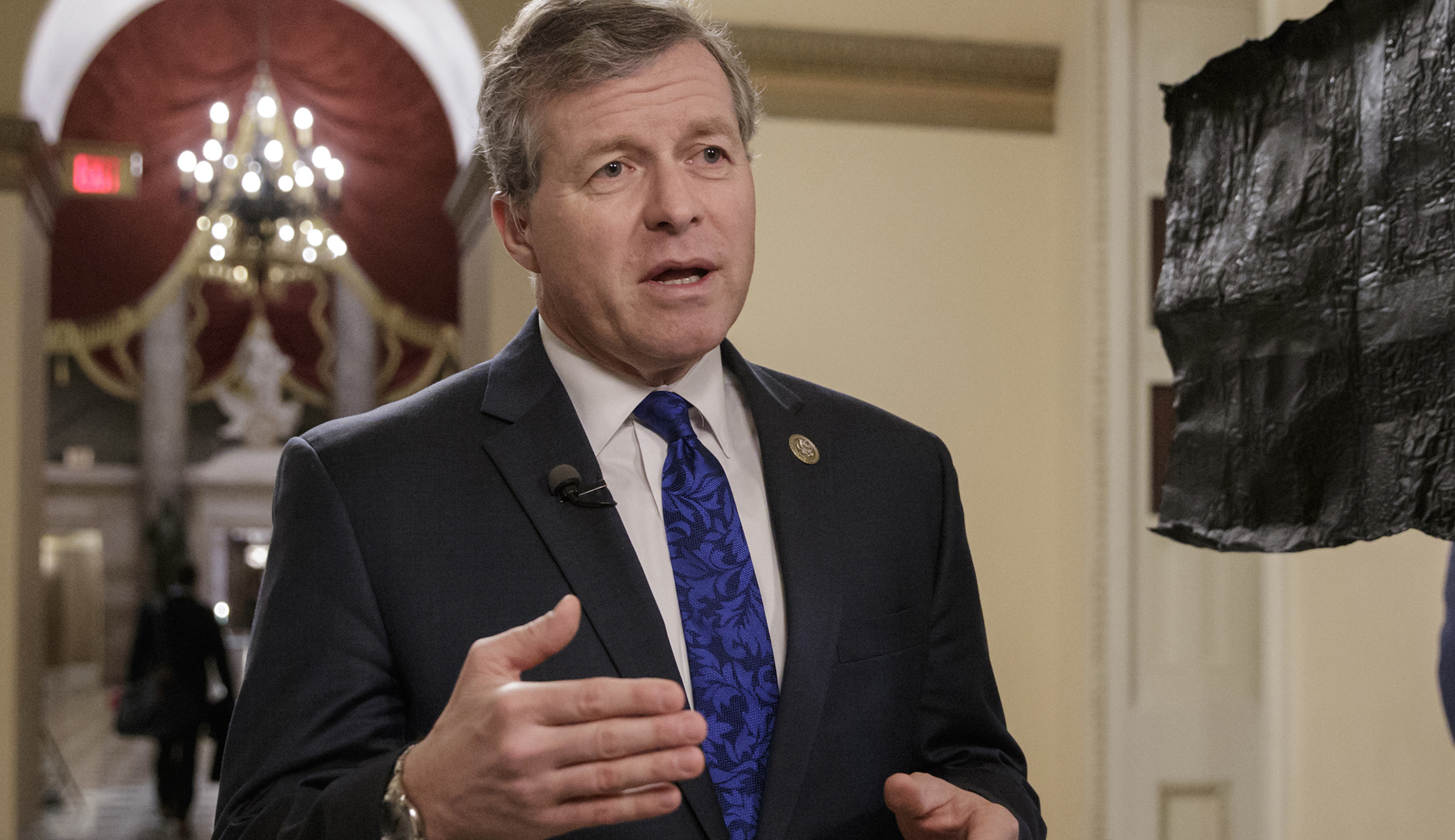 Charlie Dent leans in to the swamp
