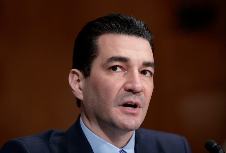 FILE - In this Wednesday, April 5, 2017, file photo, Dr. Scott Gottlieb speaks during his confirmation hearing before a Senate committee, in Washington, as President Donald Trump's nominee to head the Food and Drug Administration. The FDA has issued new warnings about the danger of patients on medication for opioid addiction taking popular drugs such as Ambien and Xanax that also depress breathing and brain activity. "Careful management of the patient and coordination of care is recommended," rather than denying use of methadone or buprenorphine, FDA Commissioner Gottlieb wrote in a statement issued with the warning. 