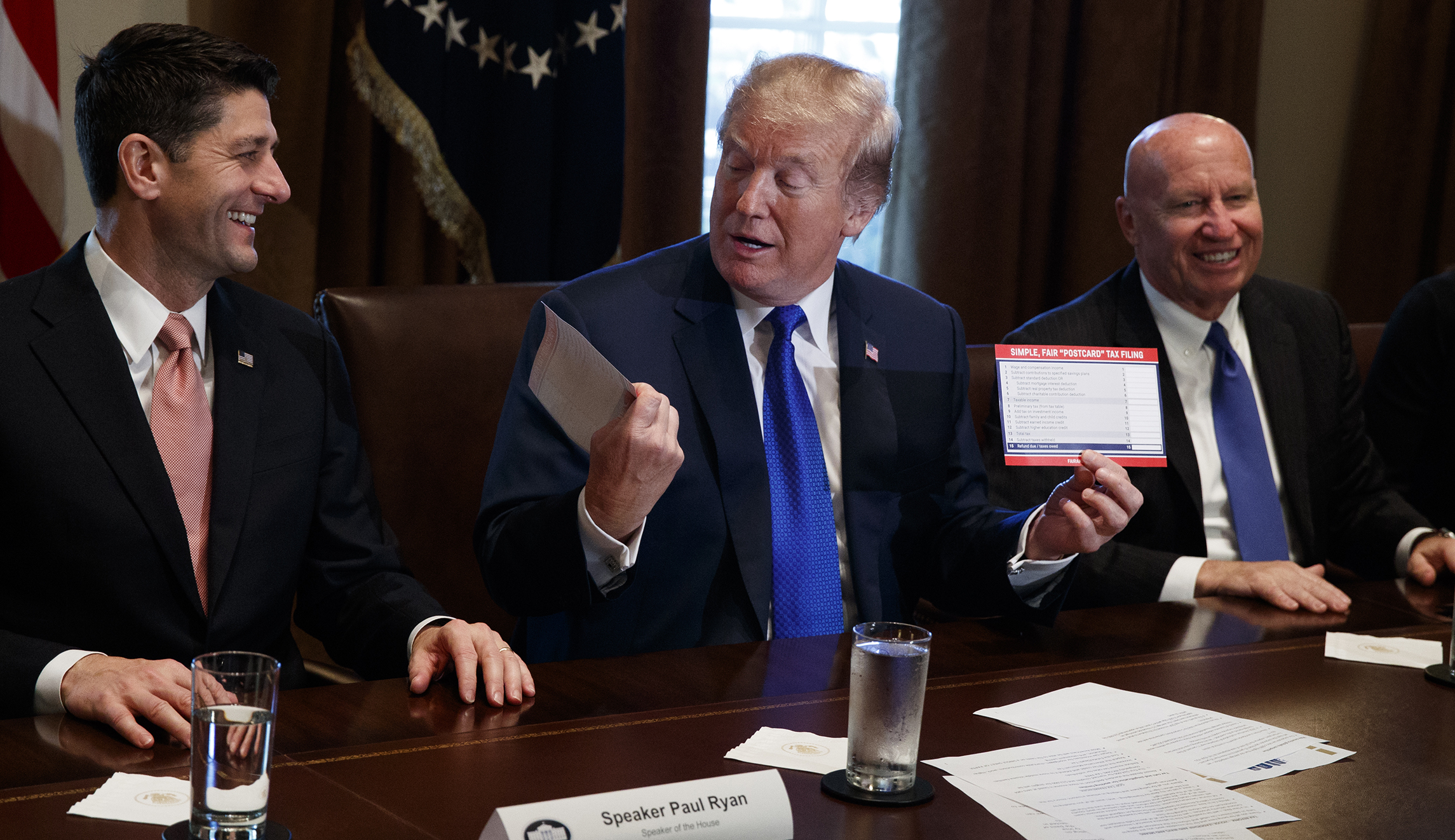 White House rolls out new postcard-sized 1040 tax return for 2019