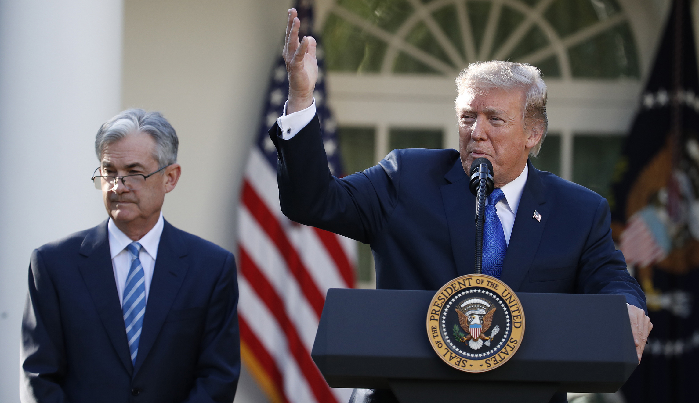 Trump told Fed Chairman Jerome Powell: ‘I guess I’m stuck with you’