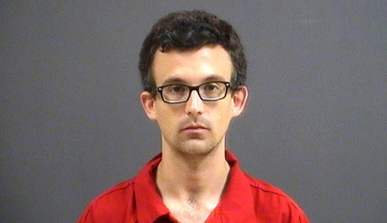 This undated photo provided by the Chesterfield County Police Department shows Frank X. Altimari, who was arrested Saturday, Nov. 4, 2017, in Richmond, Va., and charged in connection with the slaying of his father, Nicholas Altimari. 