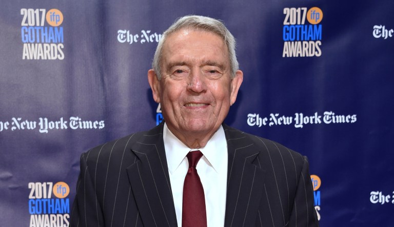 Dan Rather arrives at the 27th annual Independent Film Project's Gotham Awards at Cipriani Wall Street in New York. 